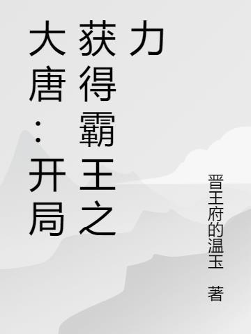 大唐开局获得霸王之力tXt