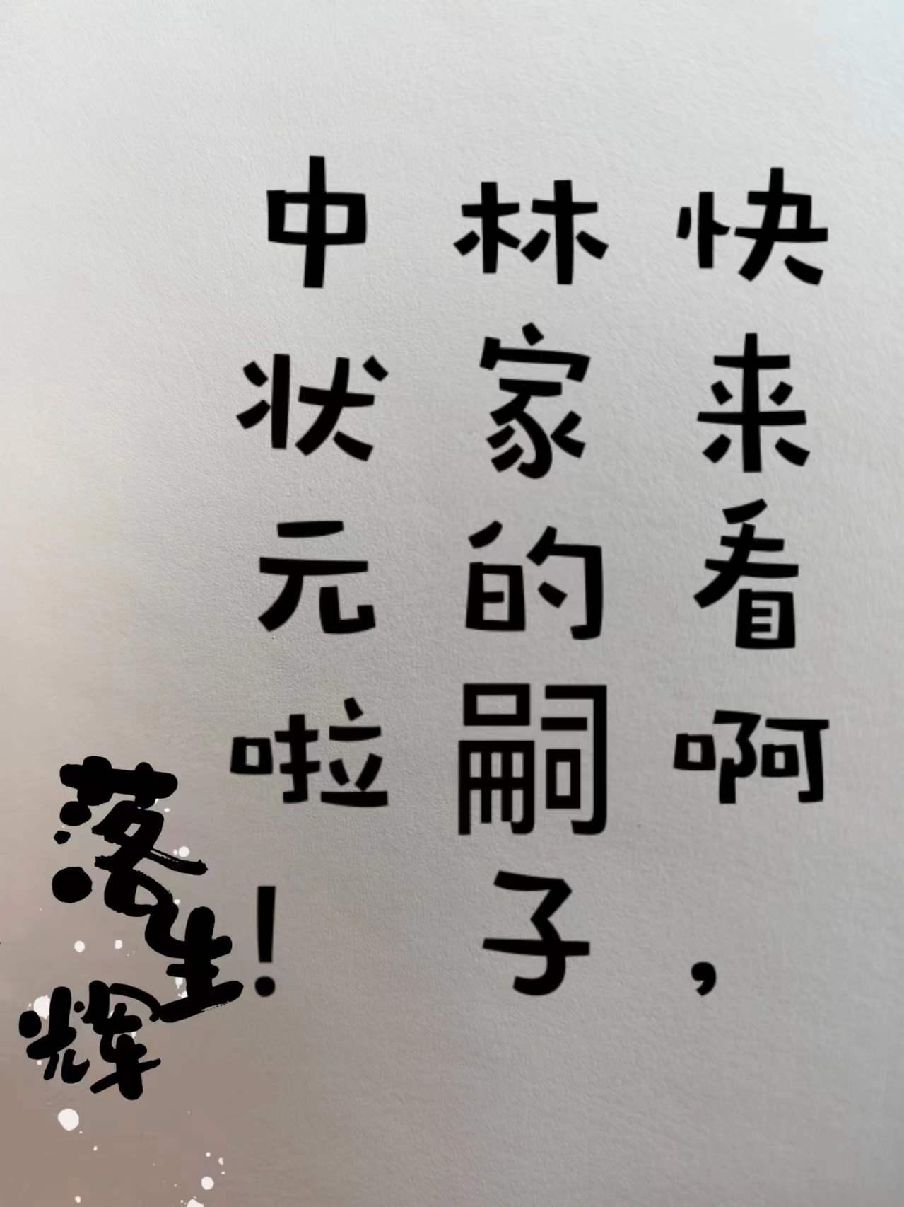 林家的后代